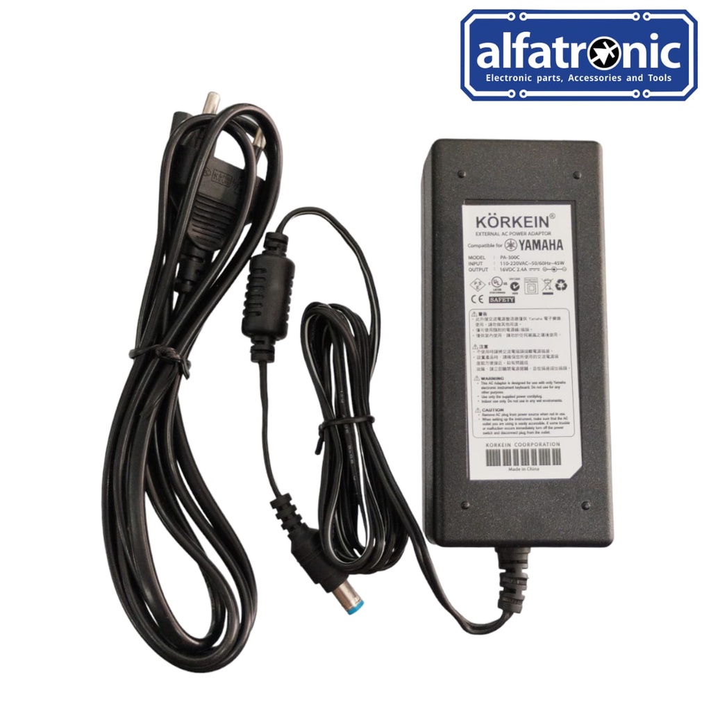 A/C ADAPTOR KEYBOARD 2,4 A 16 V FOR YAMAHA PSR S900 - 1