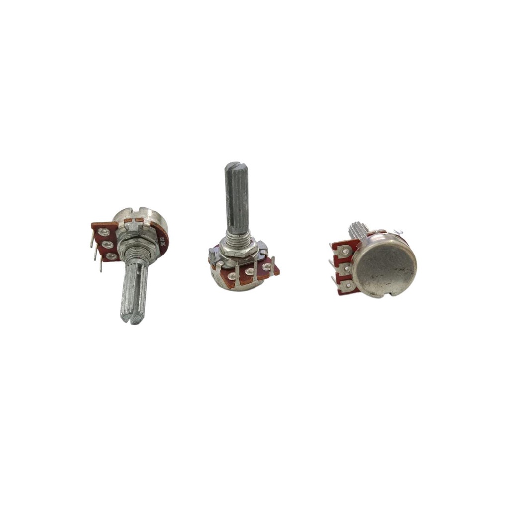 POTENSIO PUTAR KORKEIN METAL SHAFT B10K MONO DRAT STDR PJNG - 1