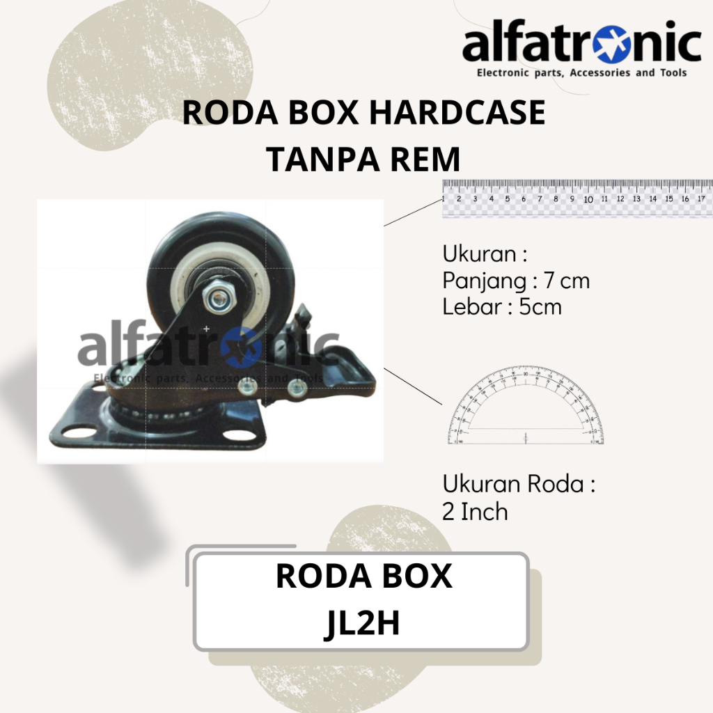 RODA BOX HARDCASE THANOS 2 INC JL2H-PVC-BK23S TANPA REM