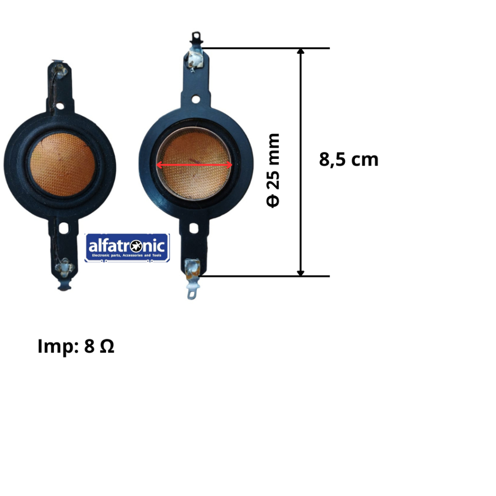 VOICE COIL TWETEER G3 26MM HARD WOVEN VIARIATIF PENDEK