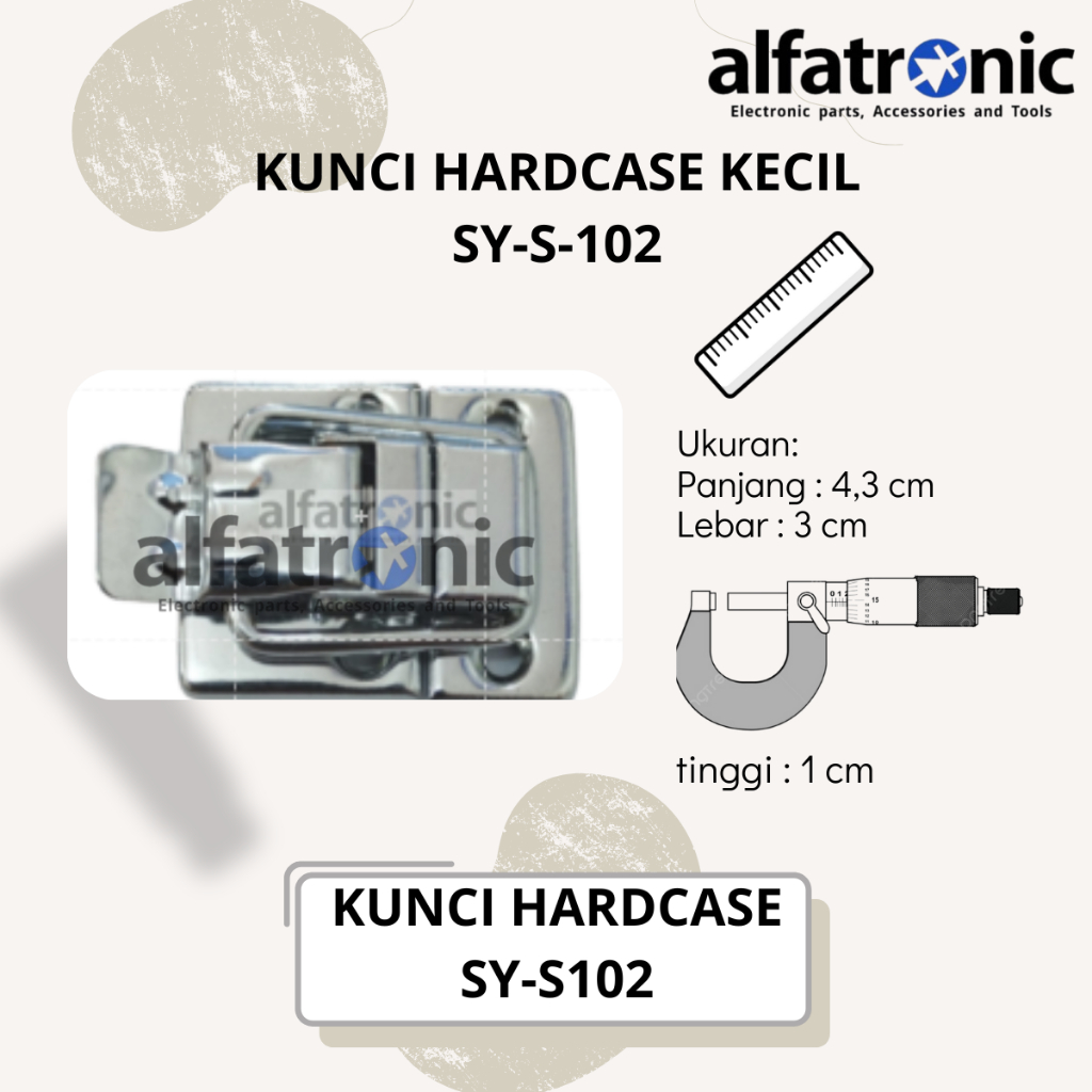 KUNCI HARDCASE KECIL KUNCI KOPER THANOS SY-S102 - 1
