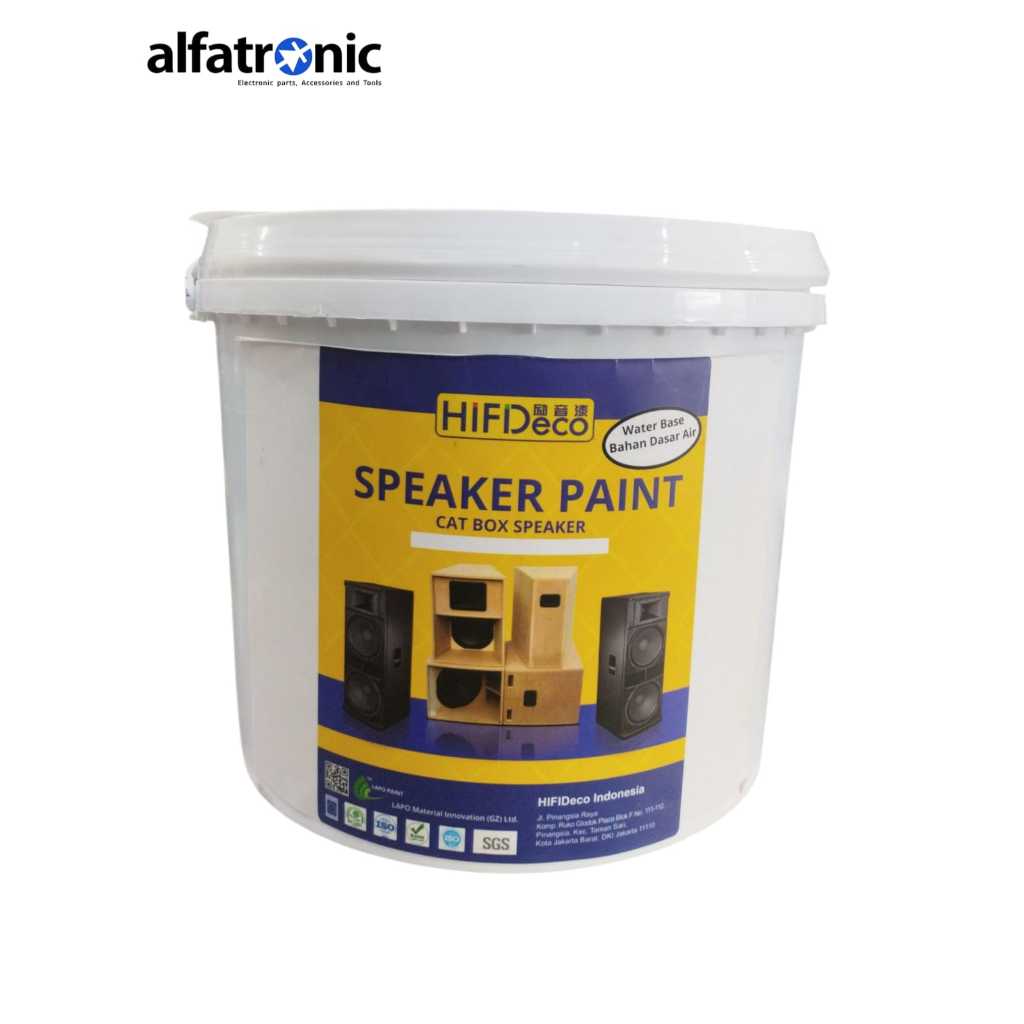 CAT BOX SPEAKER WATERBASE HIFIDECO FINE SANDTEX CY 683 BLACK 5 KG