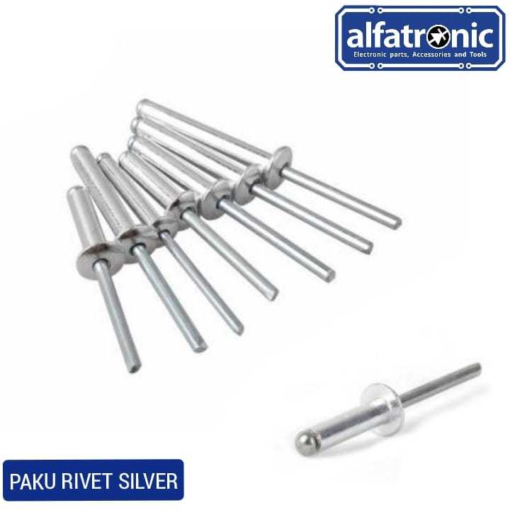 Paku RIVET THANOS SY-LD 5 x 12 SILVER @1000 PCS - 1